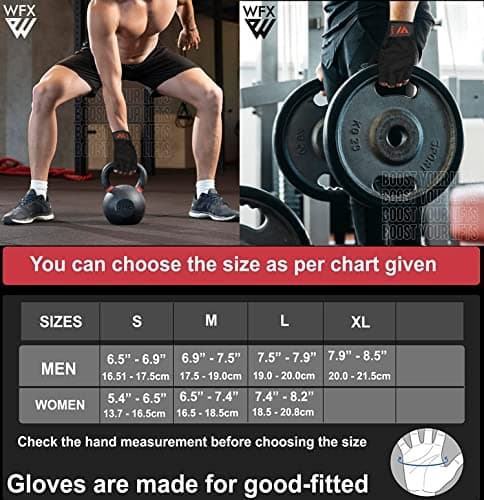 Thumbnail 7 de WFX Guanti da palestra con supporto polso imbottito