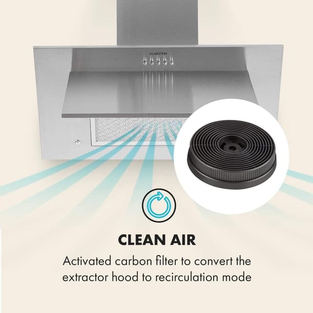 Detalle 2 de Klarstein Filtros de Carbón Activo para Campana Extractora 🛠