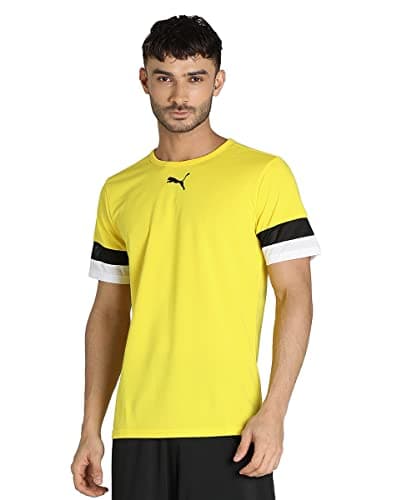 Imagen de PUMA teamRISE Jersey Cyber Yellow-PumaBlack-White ⚙ en OfertitasTOP