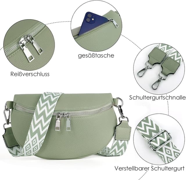 Detalle 2 de TANTOMI sac banane femme Vegan