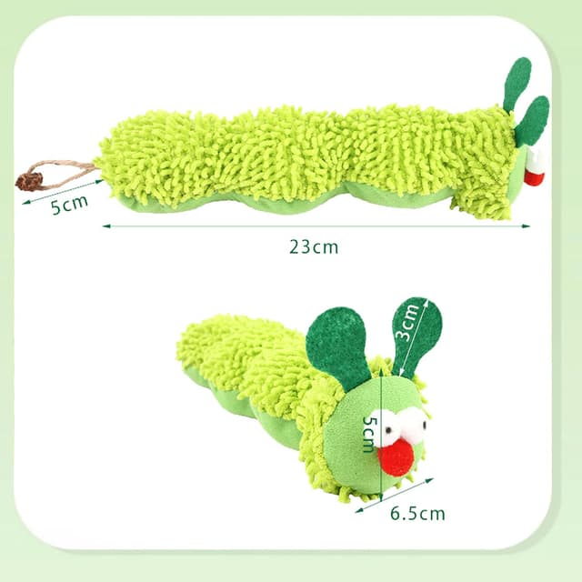 Thumbnail 6 de Speedy Panther Catnip Plush Caterpillar 1 pack 🐱