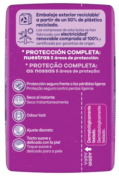 Detalle 2 de Ausonia Discreet Compresa Extra Pérdidas Orina Mujer 8 unidades