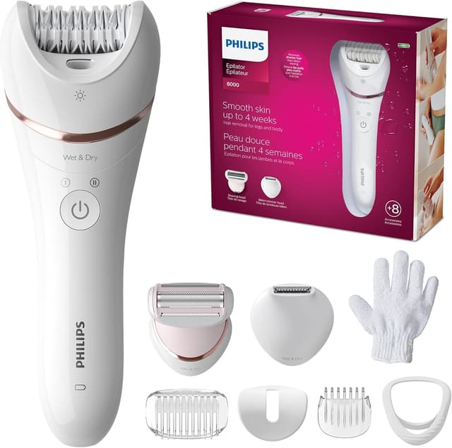 Imagen de Philips BRE720/14 Epilator Series 8000 3-in-1 8 accessories 🪒 en OfertitasTOP