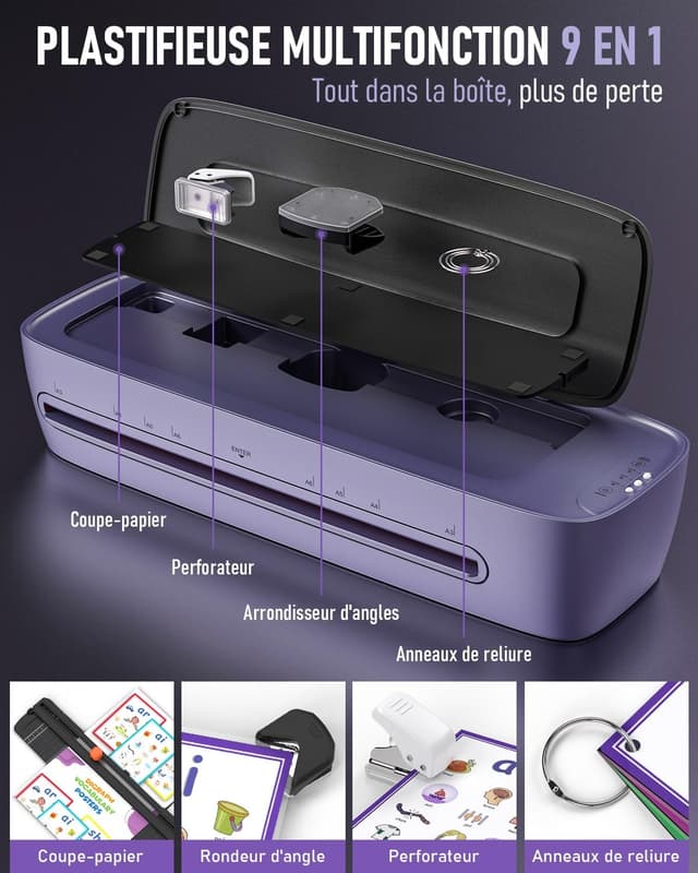 Thumbnail 5 de Ablemark Plastifieuse A3 laminage rapide