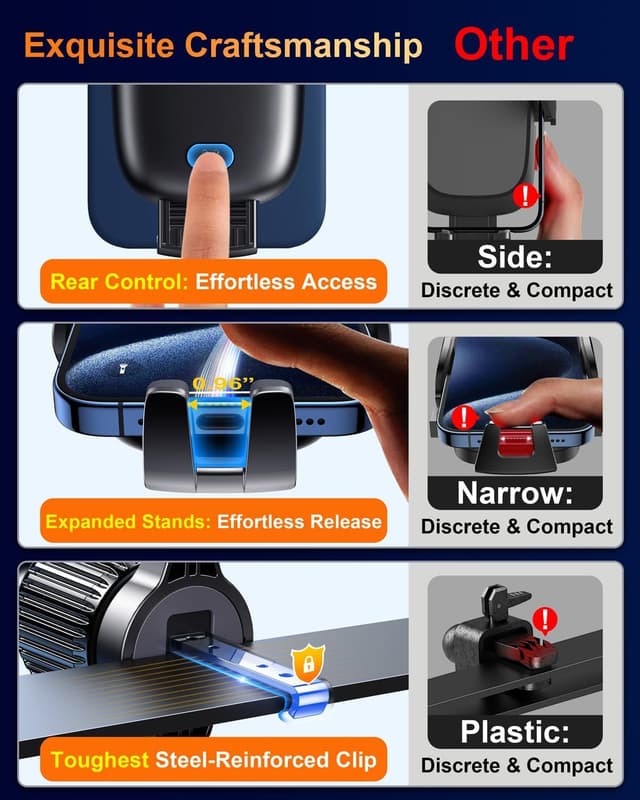 Thumbnail 6 de Qifutan Car Phone Mount for iPhone