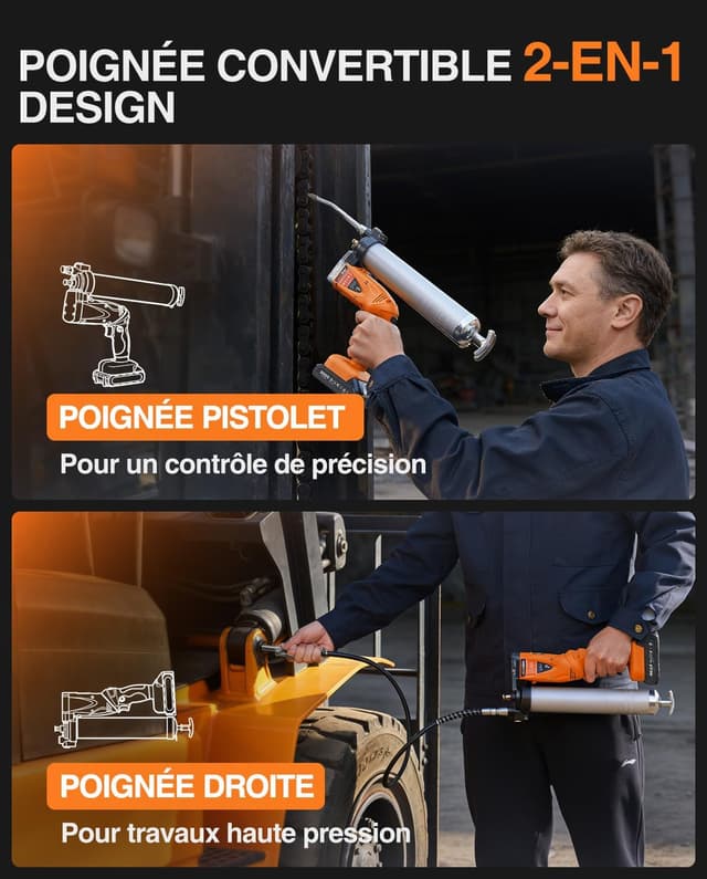 Thumbnail 1 de TaskStar Pompe à graisse électrique 10000 PSI 🛠