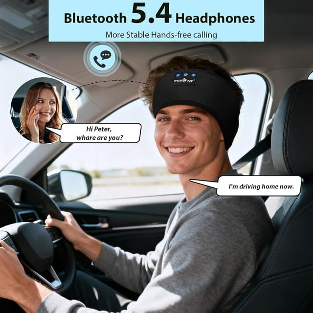 Thumbnail 4 de MUSICOZY Schlafkopfhörer Bluetooth 5.4 Bequemkeit 14h