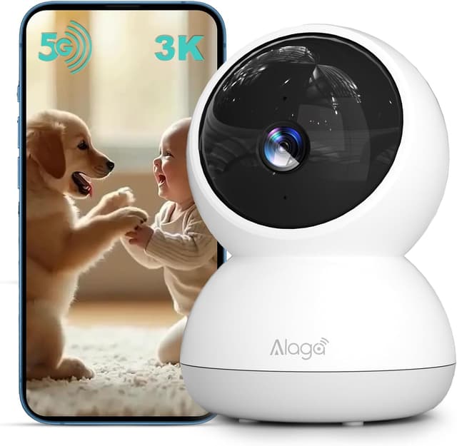 Detalle de Alaga 3K Telecamera WiFi interno 5MP