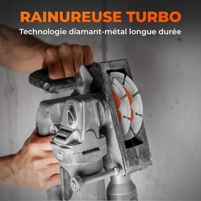 Thumbnail 6 de BAUBECK – Lot de 2 disques diamant 115 mm pour pierre et béton, compatibles avec meuleuses d’angle