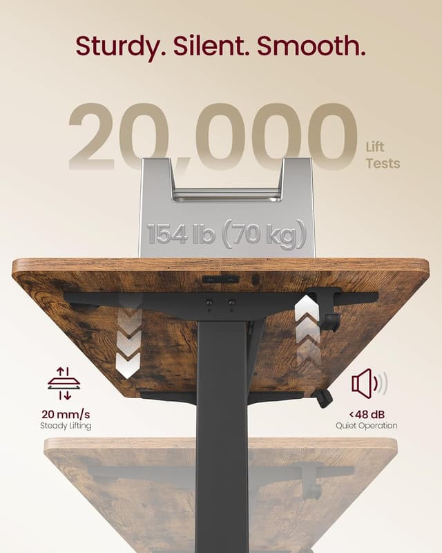 Thumbnail 6 de VASAGLE electric standing desk 72-120 cm