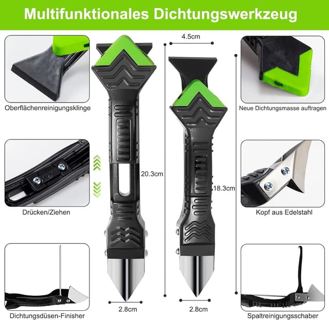 Thumbnail 2 de Silikonentferner 5-in-1 Fugenkratzer