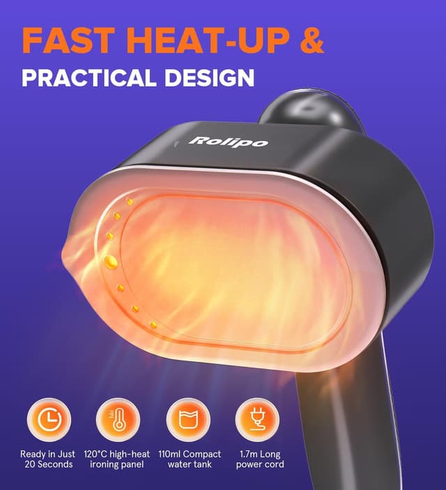 Thumbnail 6 de Rolipo Clothes Steamer 1200W