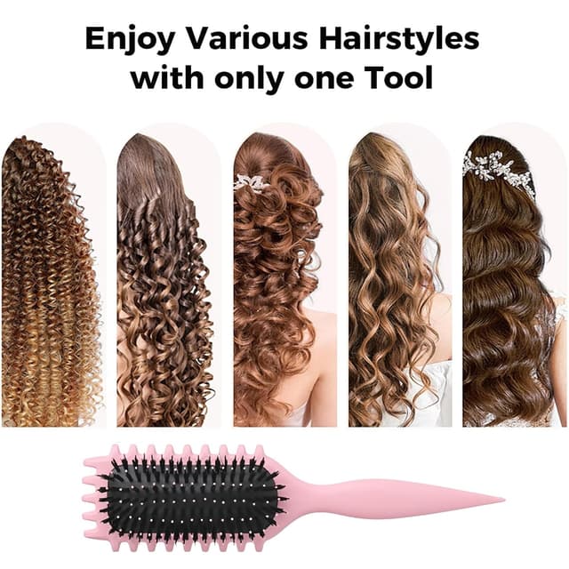 Thumbnail 6 de Lockenbürste Rosa definieren Locken