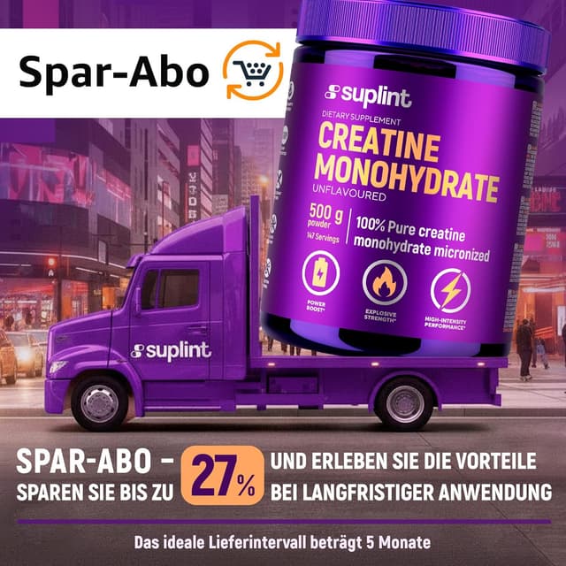 Thumbnail 4 de Mikronisiertes Creatin Monohydrat Pulver 500 g