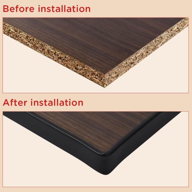 Thumbnail 6 de Flintronic U-Shape Flexible Furniture Edge Banding (TPE), self-adhesive edge trim tape, 5m