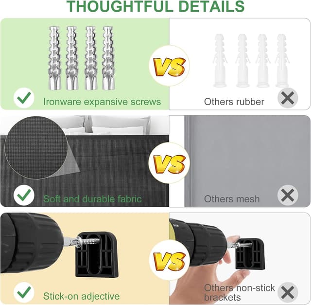 Thumbnail 6 de MYPIN Extra Wide Retractable Dog Gate 180×86 cm