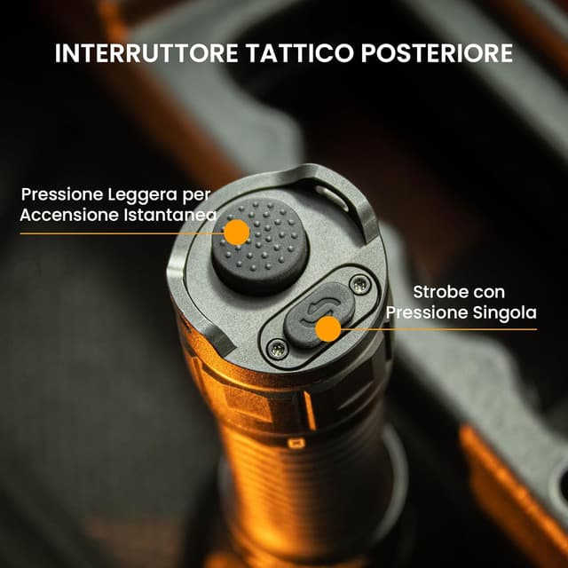 Detalle 2 de Sofirn SF26 Torcia Tattica 2000 lm