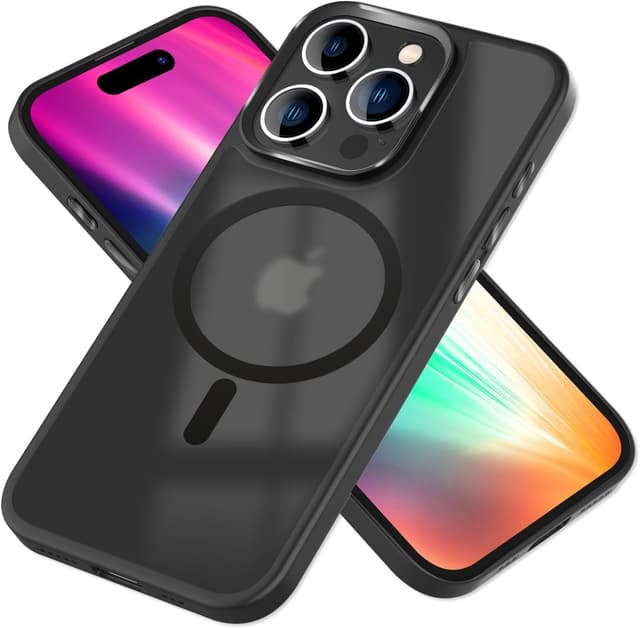 Detalle de NALIA Magnet-Case iPhone 15 Pro Matt-Transparent