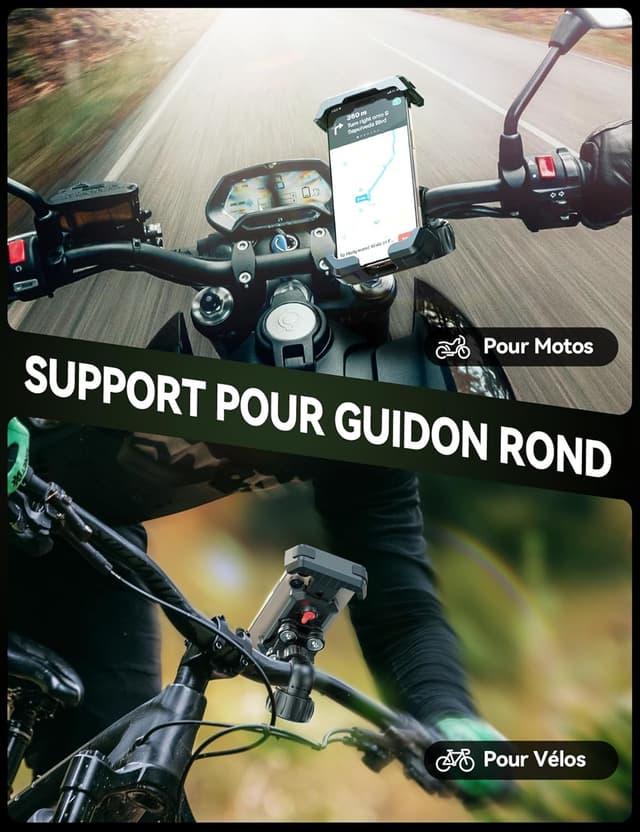 Thumbnail 6 de JOYROOM 2026 Support téléphone moto 18-34 mm
