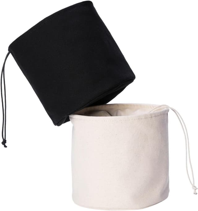 Detalle de YONBEN Grand organisateur de sac main rond en toile (noir, L) : l’insert pratique pour mieux ranger