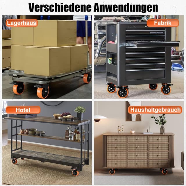 Thumbnail 5 de Asibaade Schwerlastrollen 100 mm bis 600 kg