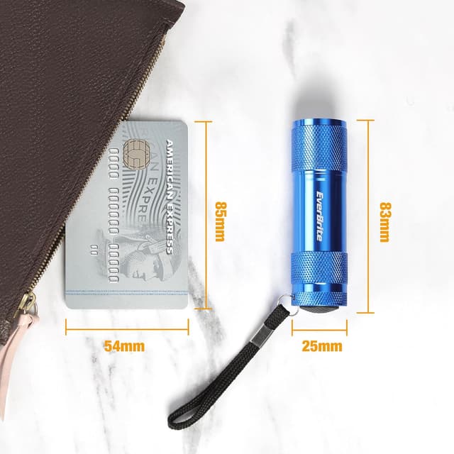 Detalle 2 de EverBrite 18-Pack LED Mini Pocket Torch keyring lights 🔦