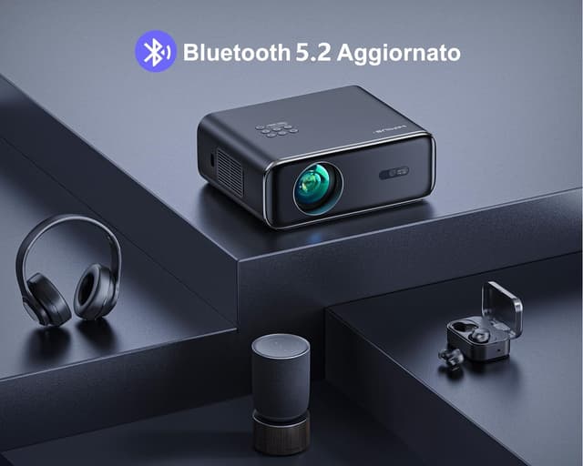 Detalle 1 de WiMiUS Proiettore WiFi Bluetooth Full HD 1080P