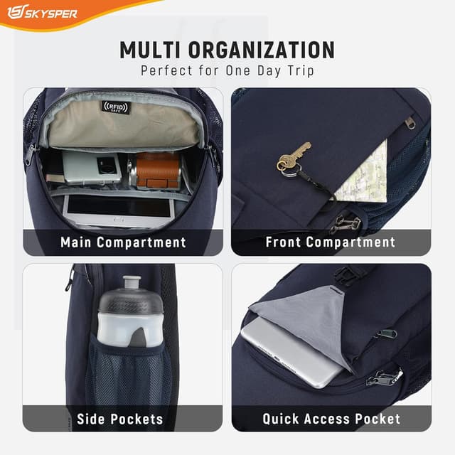 Thumbnail 4 de SKYSPER Bolso bandolera 39x20x10 cm