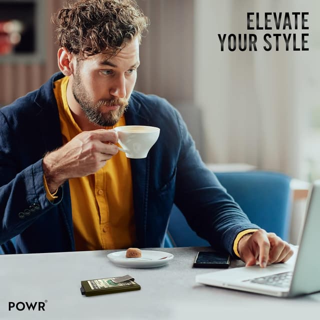 Thumbnail 6 de POWR aircraftgrade RFID wallet, holds 5 cards