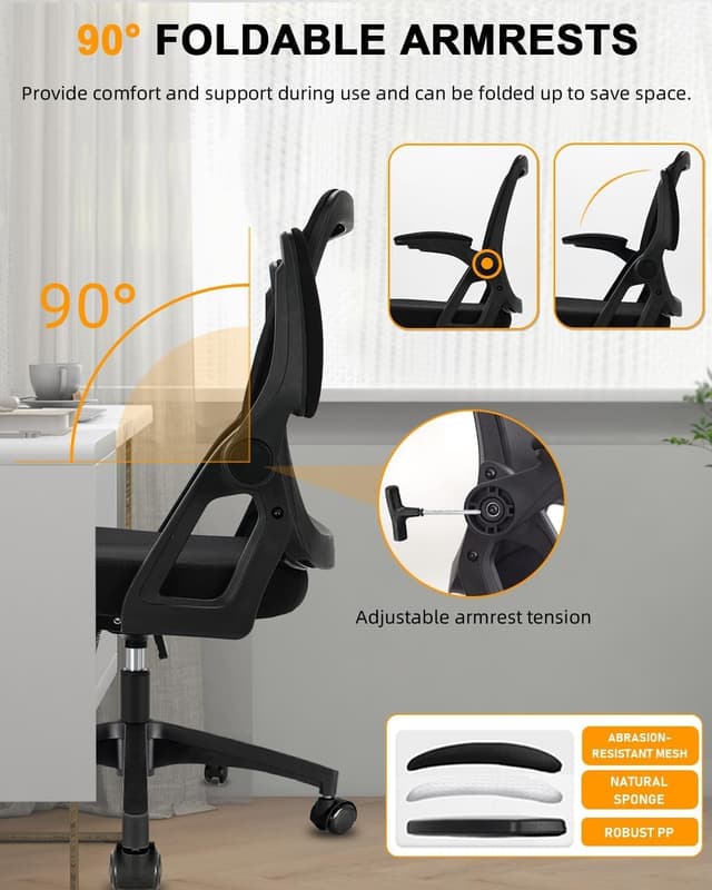 Thumbnail 6 de Durrafy Ergonomic Office Chair with 90° arms