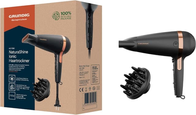 Detalle de Grundig Naturashine HD 7081 2100 W Haartrockner