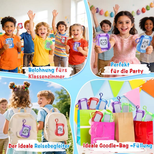 Detalle 2 de EUCOCO Zaubertafel Kinder Geburtstags 12er-Set