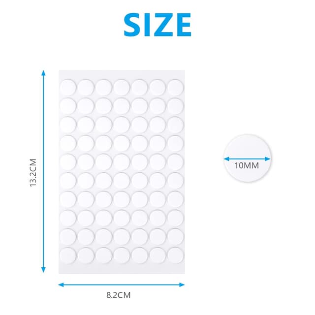 Thumbnail 1 de OFFCUP Nastro Trasparente Rotondo 350 pezzi 10 mm