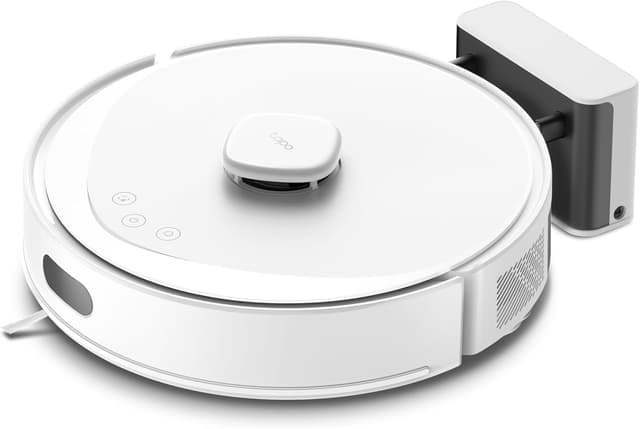 Detalle de Tapo RV30 Max (White) robot aspirapolvere lavapavimenti con LiDAR+IMU, 5300Pa e zone No-Go
