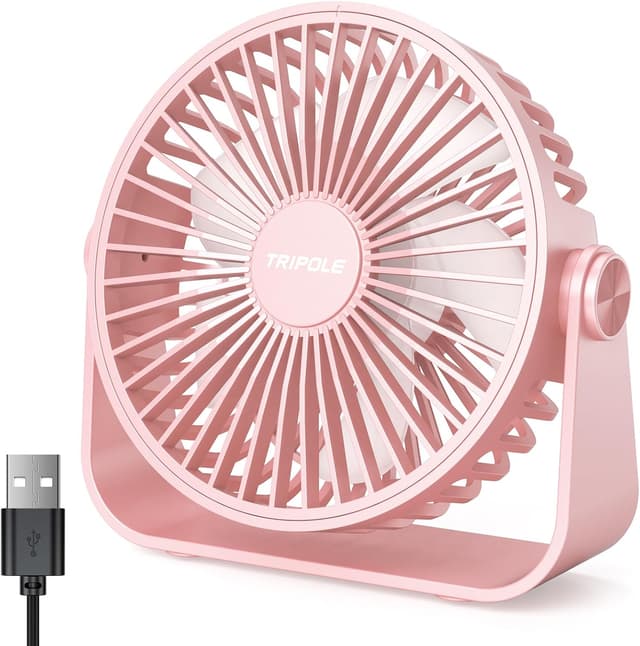 Thumbnail 6 de TriPole USB Desk Fan 4.5in 3‑speed