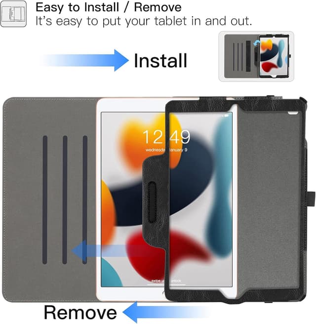 Detalle de ZtotopCases iPad 10.2 case, leather folio