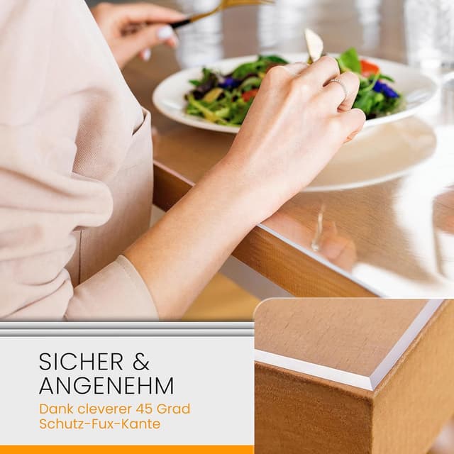 Detalle 2 de SCHUTZ-FUX Tischfolie 2mm transparent 90 x 140 đ