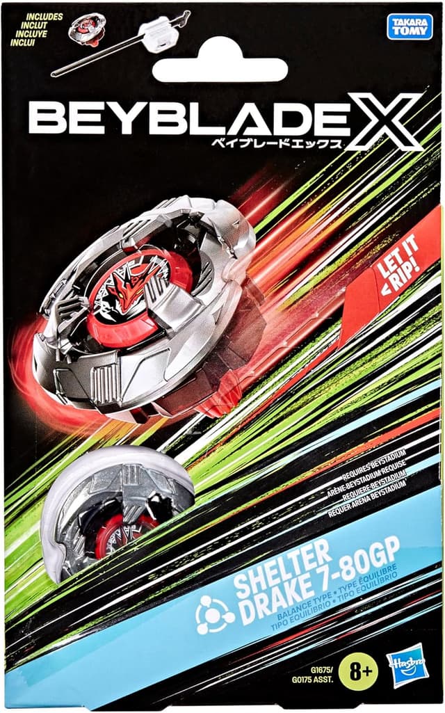 Thumbnail 2 de Hasbro Beyblade X Shelter Drake 7-80GP Starter
