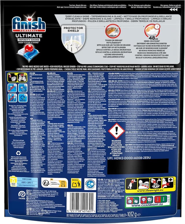 Thumbnail 2 de Finish Ultimate Infinity Shine 80 capsules