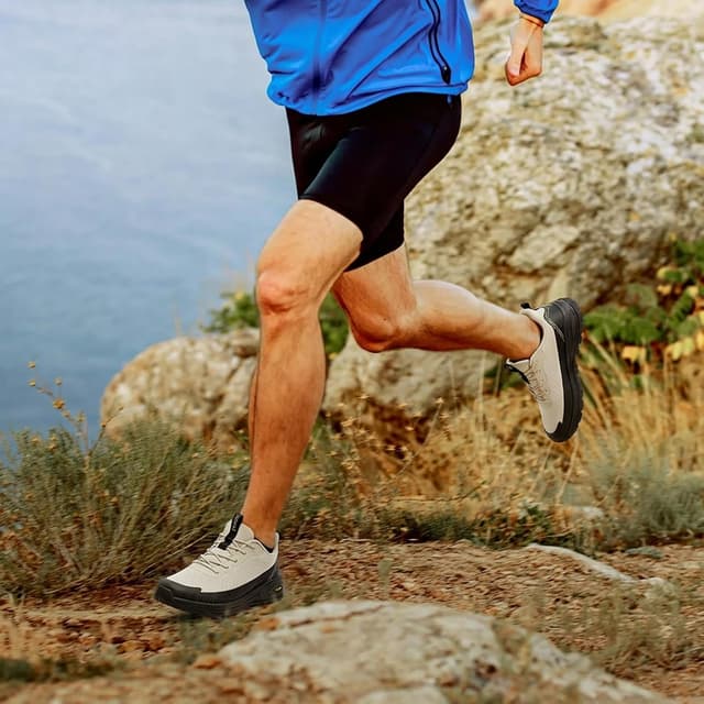 Detalle de Kricely Traillaufschuhe für Herren – Mesh-Sneaker für Straße, Wald und Offroad
