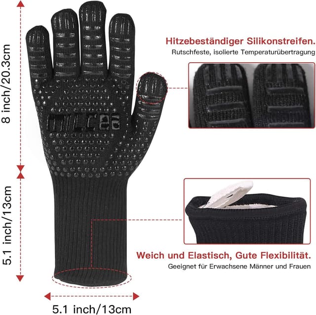 Thumbnail 4 de MILcea Gants de Barbecue 33 cm