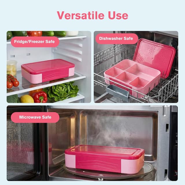 Thumbnail 5 de Carehabi Fiambrera Bento Box 6 Compartimentos