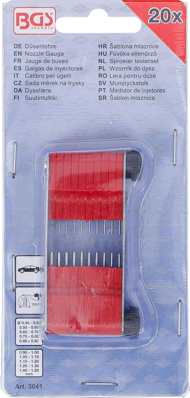 Detalle 2 de BGS 3041 Calibro per ugelli 20 pz