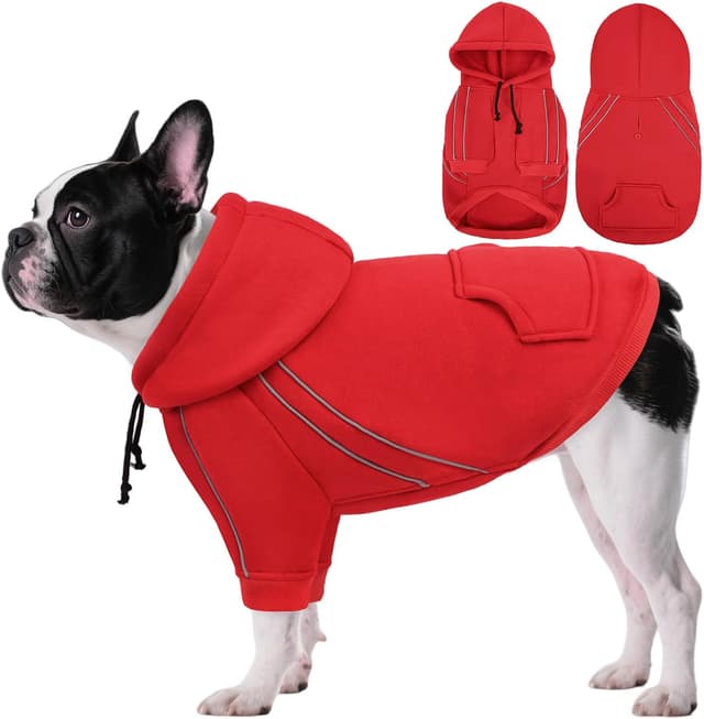 Detalle de ASENKU Hundepullover Winter, warmes Fleece