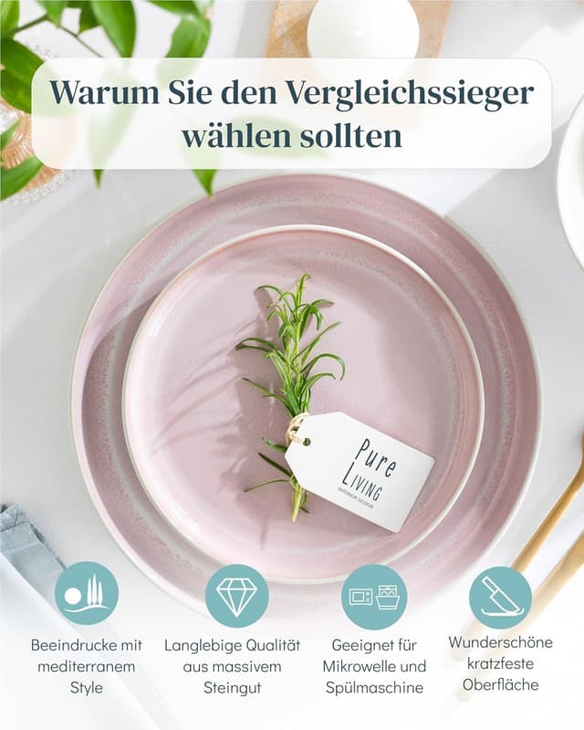 Thumbnail 1 de Steingut Ibiza 6 Personen Tassen