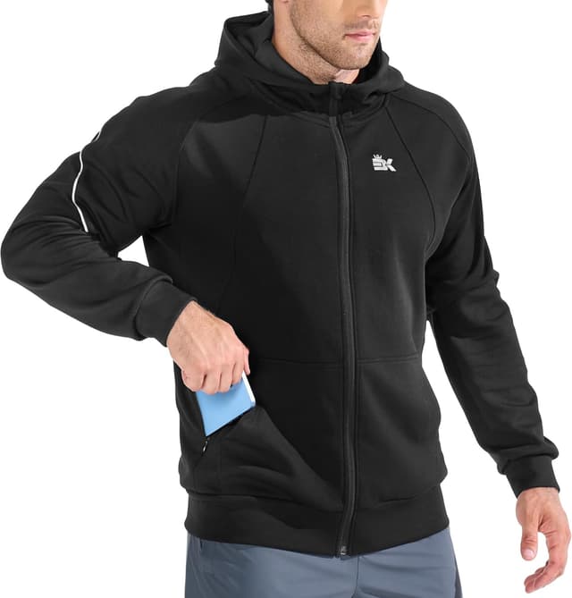 Detalle de BROKIG Zip Hoodie Herren mit Reißverschluss