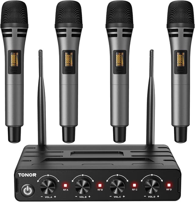 Imagen de TONOR Wireless Microphone System 200ft Range en OfertitasTOP