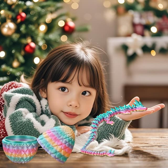 Detalle 2 de Dragon Egg fidget toy 3D printed