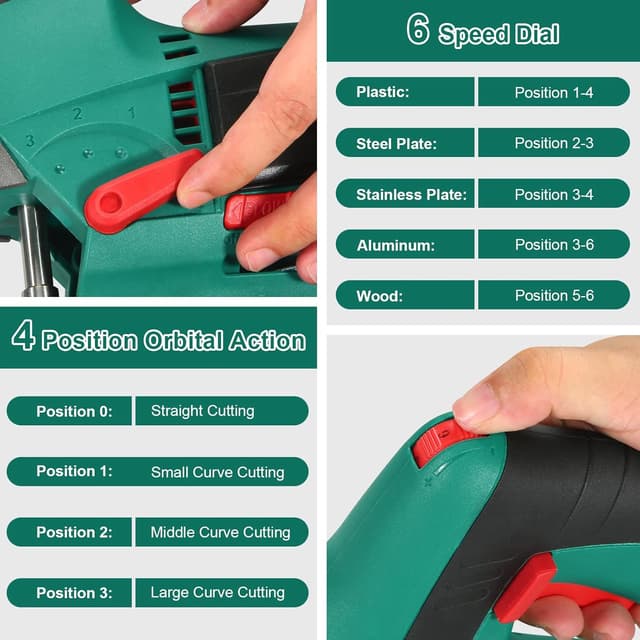 Thumbnail 2 de HYCHIKA 800W Jigsaw 110mm Depth