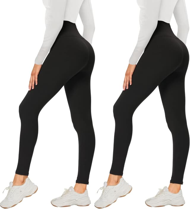 Detalle de AMIYOYO 2er Pack Leggings High Waist
